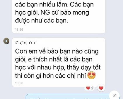 Feedback phụ huynh & học sinh